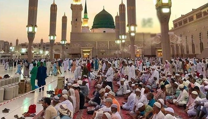 رمضان کے پہلے ہفتے میں مسجد نبوی ﷺ میں آنیوالے زائرین کی تعداد 50 لاکھ سے تجاوز کرگئی