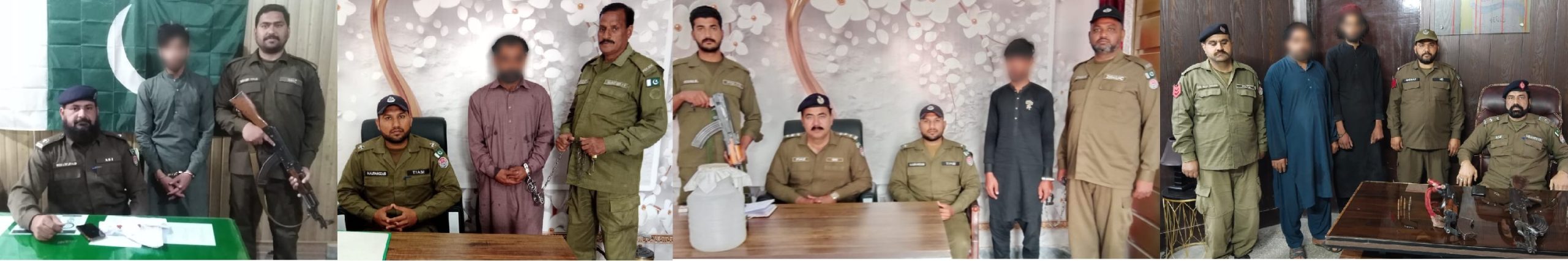 گجرات پولیس کا جرائم پیشہ عناصر کے خلاف کریک ڈاؤن جاری