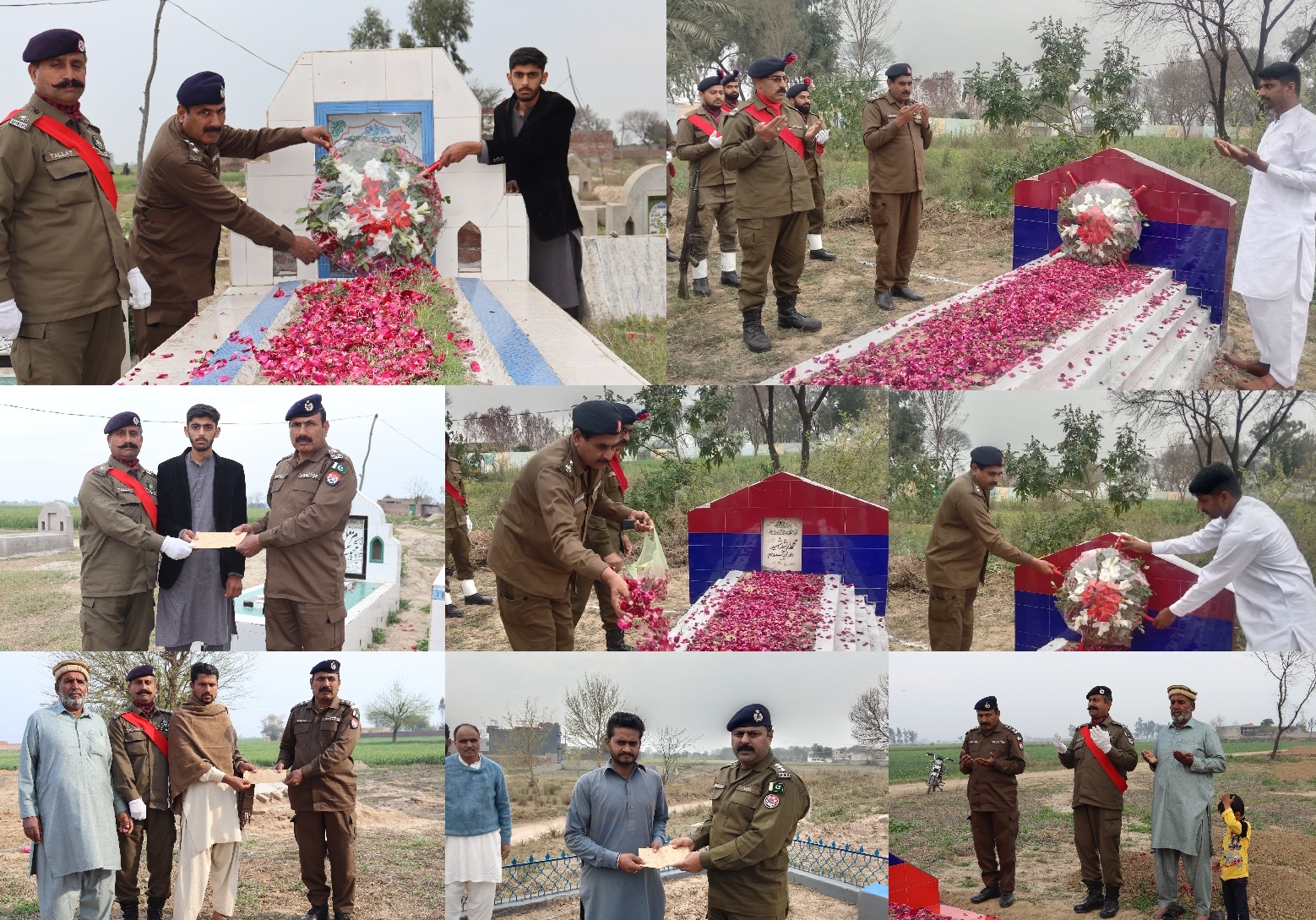 گجرات پولیس کے 5شہداء کو خراج عقیدت پیش کرنے کی تقاریب