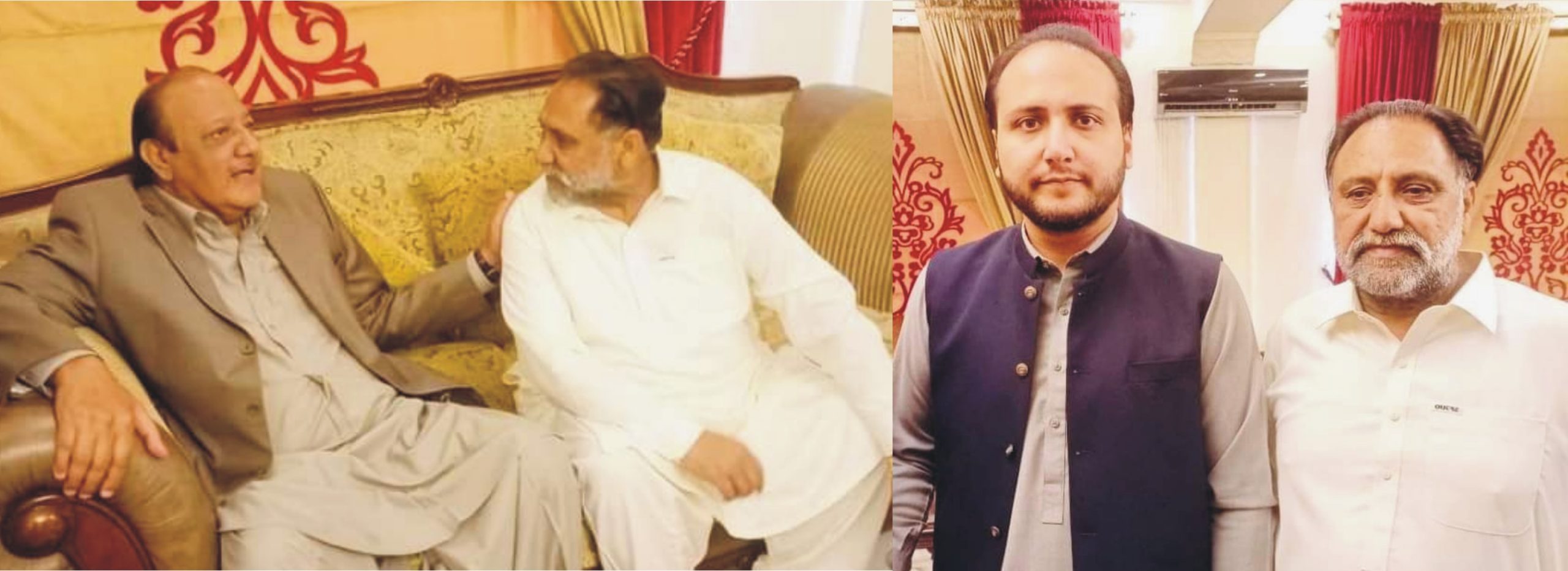 کھاریاں: چوہدری انور مرالہ کی چوہدری وجاہت حسین اور چوہدری موسی الہی سے ملاقات