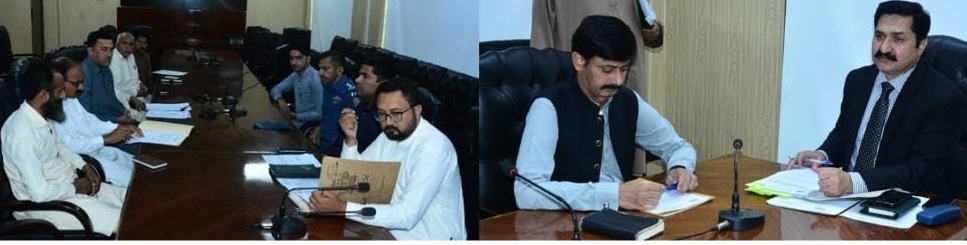 ڈپٹی کمشنر کی زیر صدارت ڈسڑکٹ پیٹرول پمپس کمیٹی کا اجلاس
