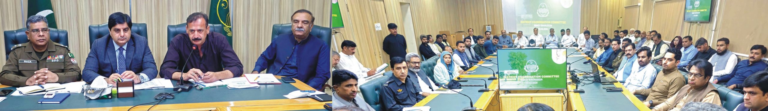 ممبر قومی اسمبلی ناصر اقبال بوسال اور ڈپٹی کمشنر شاہد عمران مارتھ کی زیر صدارت ڈسٹرکٹ کوآرڈینیشن کمیٹی کے پہلے اجلاس کا انعقاد