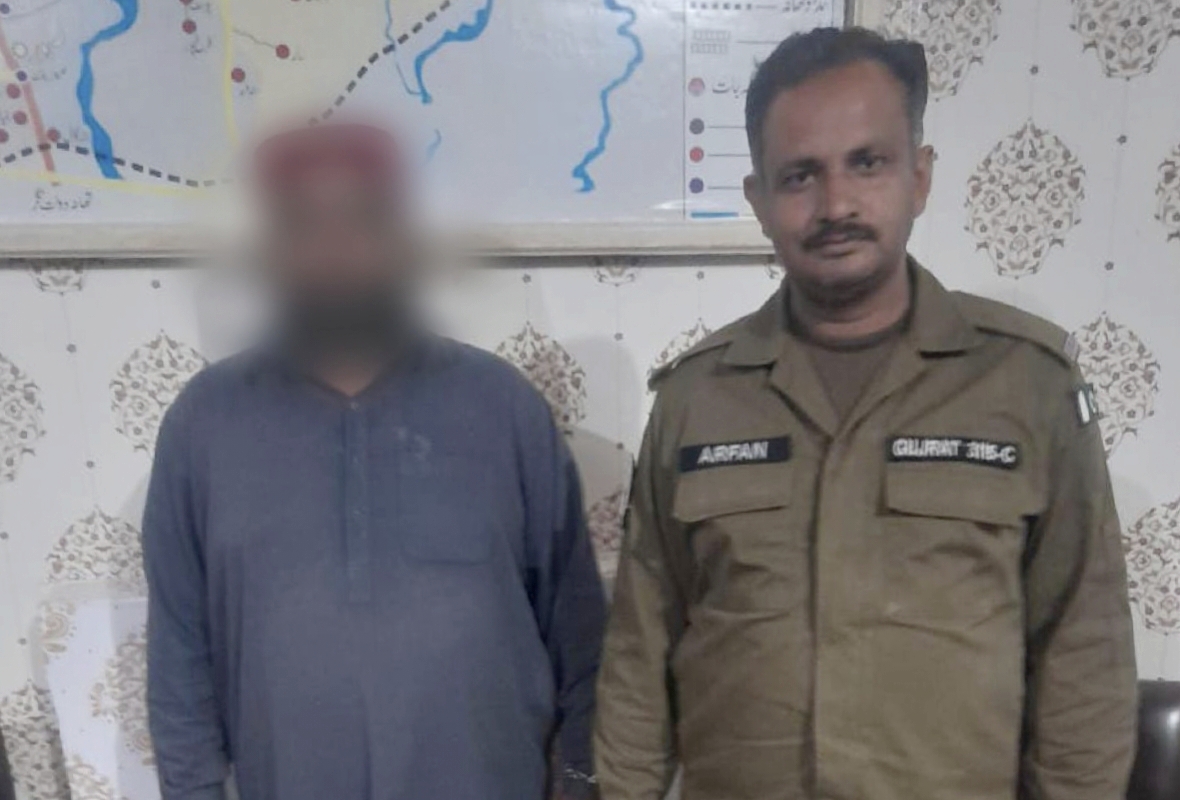 گجرات: خاتون سے جنسی زیادتی کرنے والا ملزم چوبیس گھنٹے کے اندر گرفتار