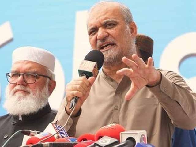 پیٹرولیم لیوی کے خلاف دھرنے جاری، حافظ نعیم الرحمان کا 12 ربیع الاول کے بعد ملک گیر شٹر ڈاؤن ہڑتال کا اعلان