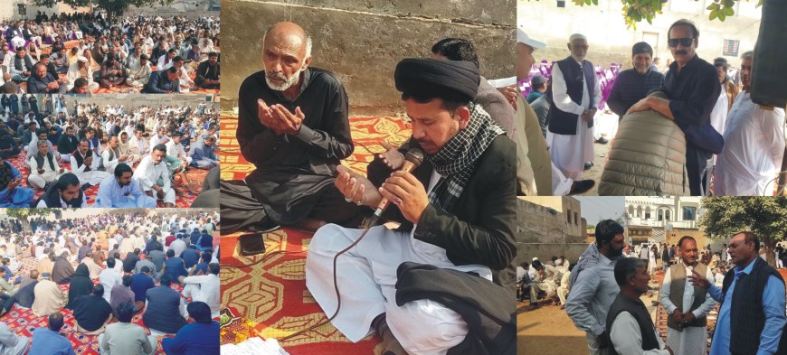 سب انسپکٹر چوہدری محمد اکرم بوسال کے بڑے بھائی چوہدری باطی خاں بوسال کا ختم قل ، اہل علاقہ کی بھرپور شرکت