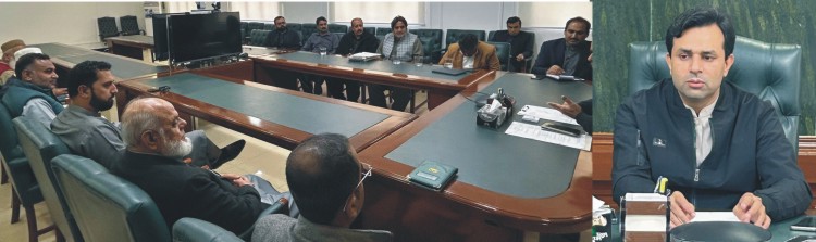 ڈپٹی کمشنر عدیل حیدر کی زیر صدارت نئی سبزی و غلہ منڈی کے قیام پر اجلاس