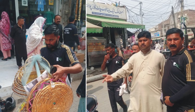 ڈنگہ مین بازار میں تجاوزات کے خلاف کارروائی، ریڑھی بانوں کا سامان ضبط اور 28 ہزار روپے جرمانہ عائد
