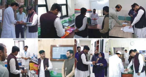 سی ای او ہیلتھ گجرات کا ڈنگہ کے ہسپتالوں کا اچانک دورہ، سہولیات کا تفصیلی جائزہ