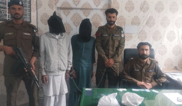 تھانہ ککرالی پولیس کی کارروائی، 2 کلو سے زائد چرس برآمد، دو ملزمان گرفتار