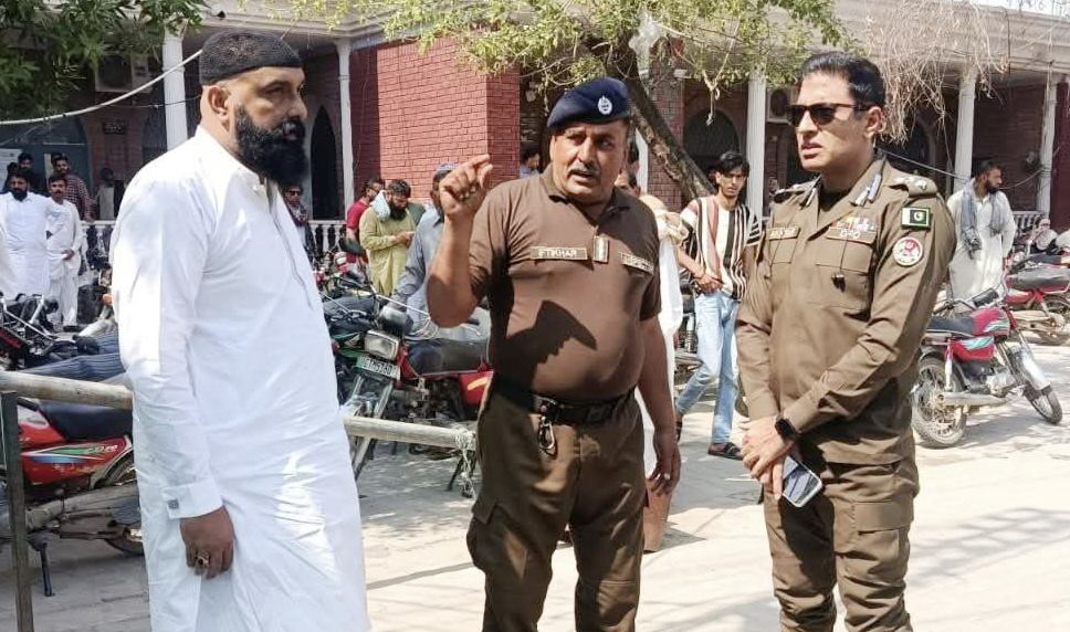 ڈی پی او گجرات کا سیشن کورٹ کا دورہ، سیکیورٹی انتظامات کا تفصیلی جائزہ