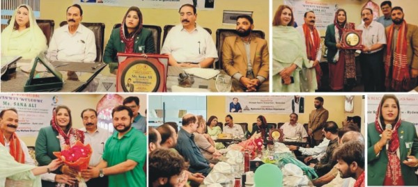 چھٹے ایشین بیج گیمز 2026 چائنا میں پاکستان کی شیف ڈی مشن ثناء علی کے اعزاز میں استقبالیہ تقریب کا انعقاد