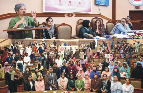 جامعہ کراچی میں صنفی تشدد کے تدارک سے متعلق سیمینار، گھریلو تشدد کے دائرہ کار اور قانونی خلاس پر گفتگو